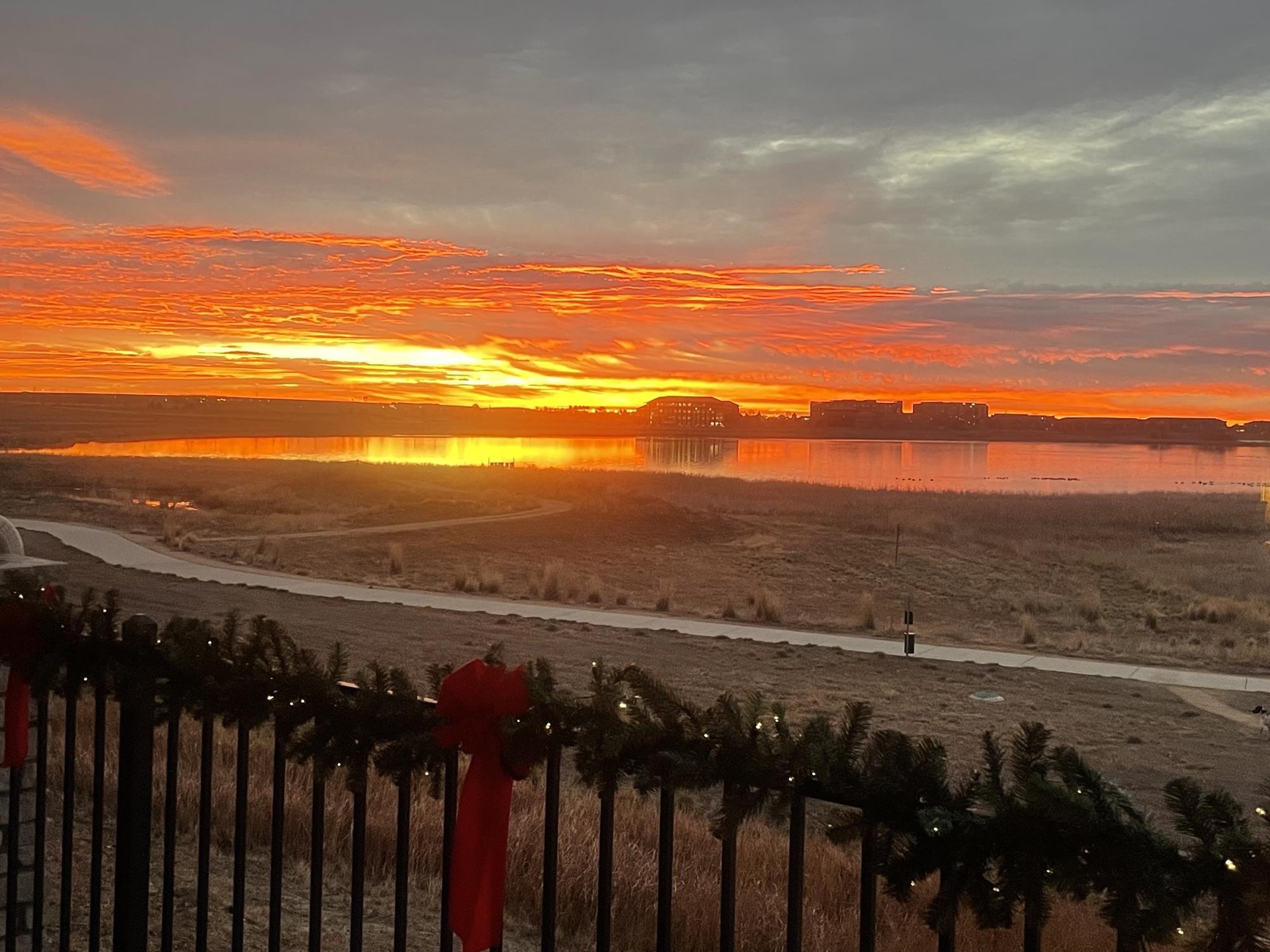 How Jesus introduced His day on Christmas morning! A view from my balcony.