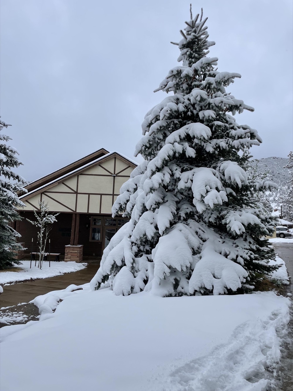 YMCA after 9 inches of snow