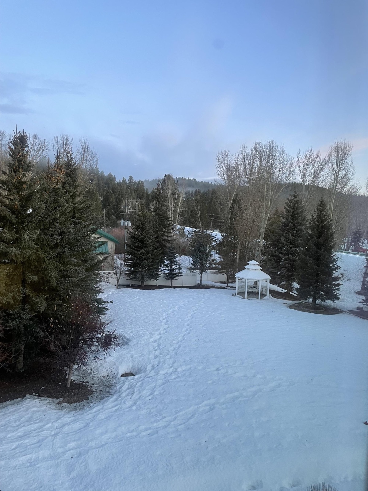 Cascade, Idaho - the view from my room