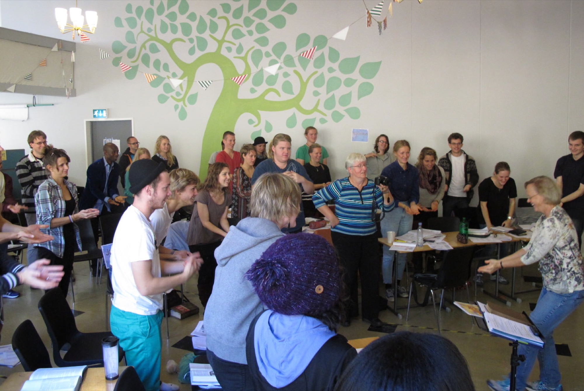 Mary Jean leading an interactive Walk Thru the Bible seminar